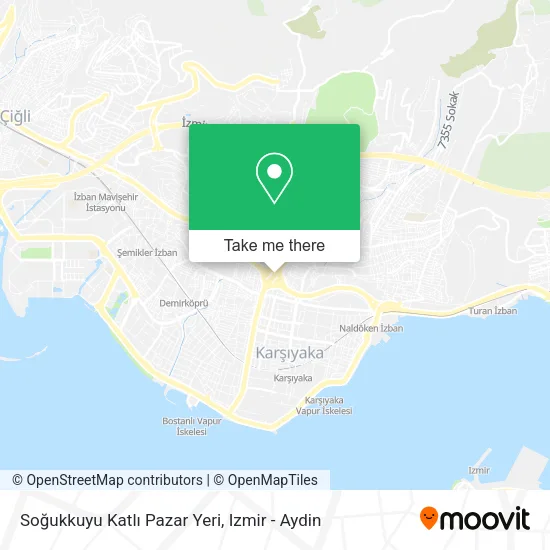 Soğukkuyu Katlı Pazar Yeri map