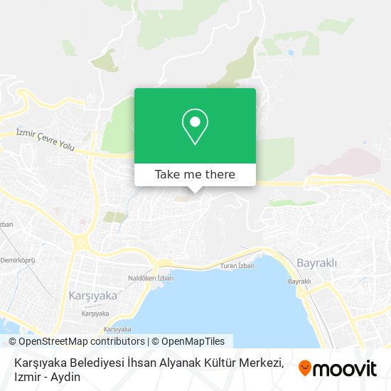 Karşıyaka Belediyesi İhsan Alyanak Kültür Merkezi map