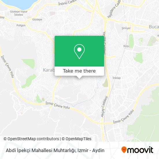 Abdi İpekçi Mahallesi Muhtarlığı map