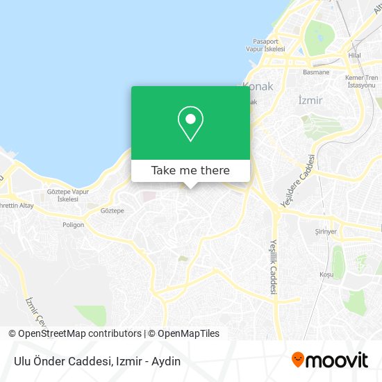 Ulu Önder Caddesi map