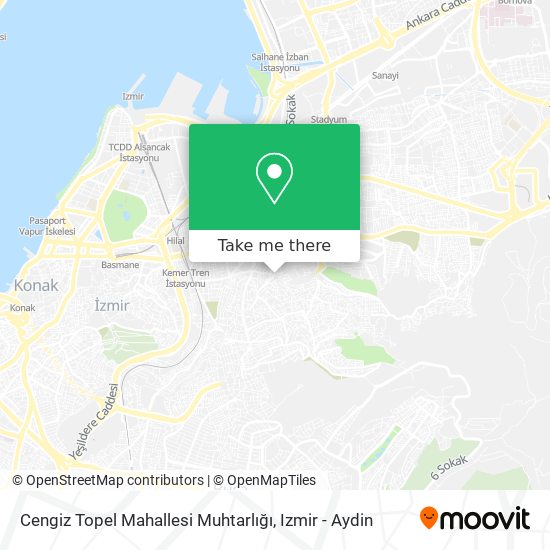 Cengiz Topel Mahallesi Muhtarlığı map