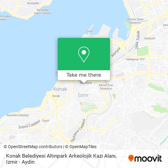 Konak Belediyesi Altınpark Arkeolojik Kazı Alanı map