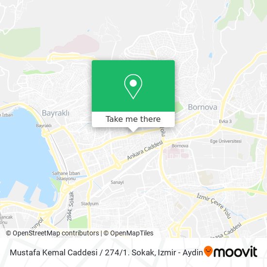 Mustafa Kemal Caddesi / 274 / 1. Sokak map