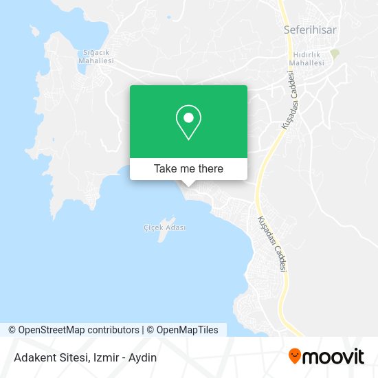 Adakent Sitesi map