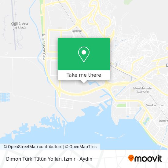 Dimon Türk Tütün Yolları map