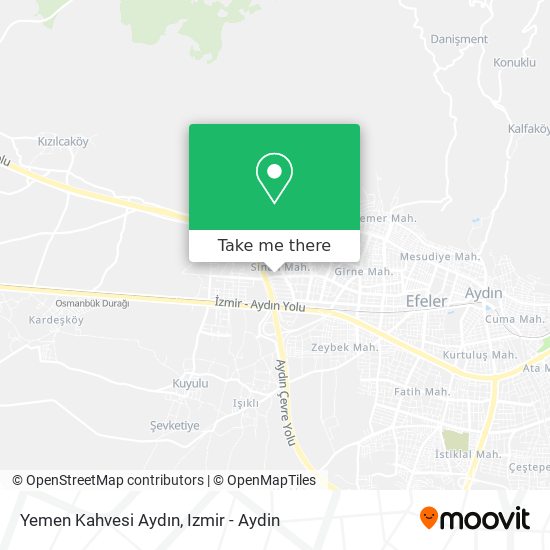 Yemen Kahvesi Aydın map