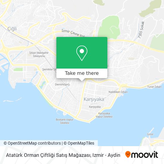 Atatürk Orman Çiftliği Satış Mağazası map