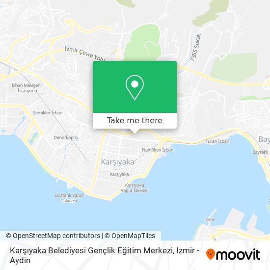 Karşıyaka Belediyesi Gençlik Eğitim Merkezi map