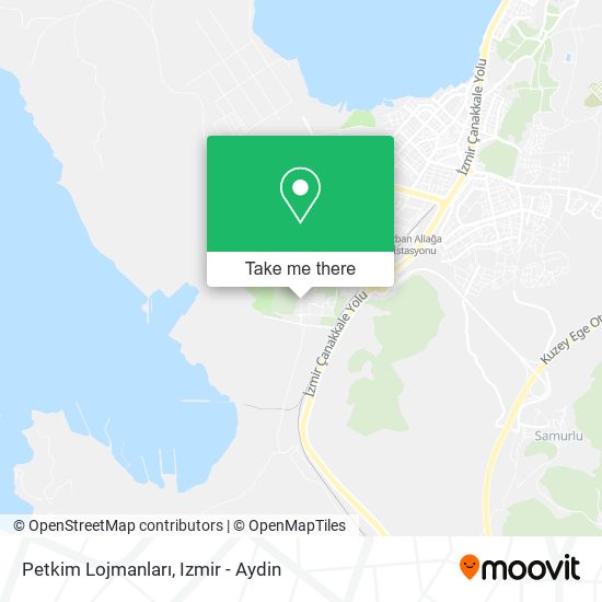 Petkim Lojmanları map