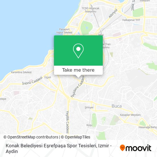 Konak Belediyesi Eşrefpaşa Spor Tesisleri map