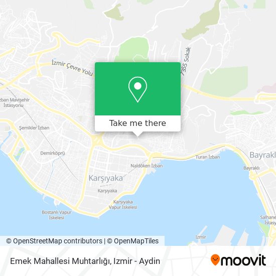 Emek Mahallesi Muhtarlığı map