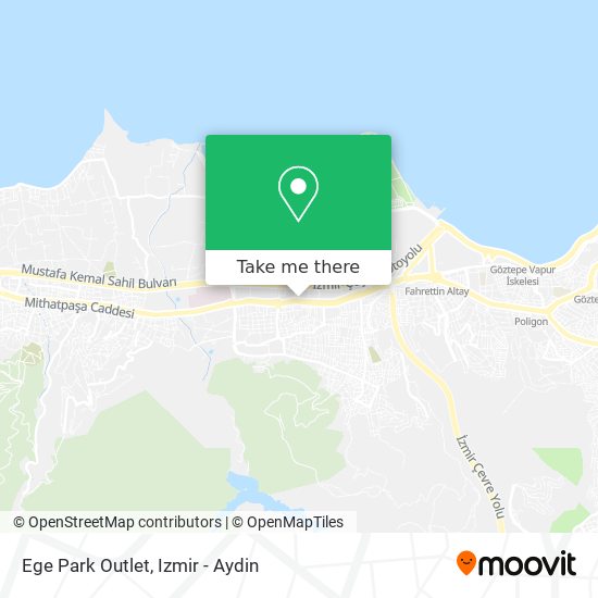 Ege Park Outlet map