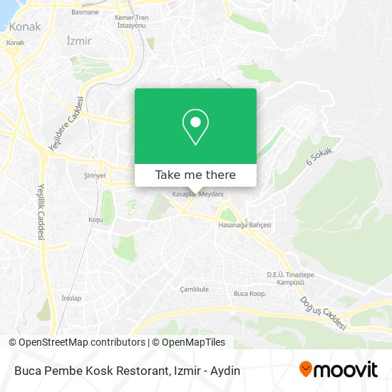 Buca Pembe Kosk Restorant map