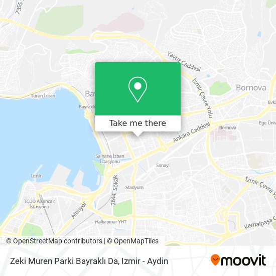 Zeki Muren Parki Bayraklı Da map