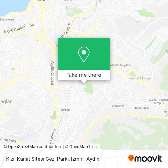 Kizil Kanat Sitesi Gezi Parki map