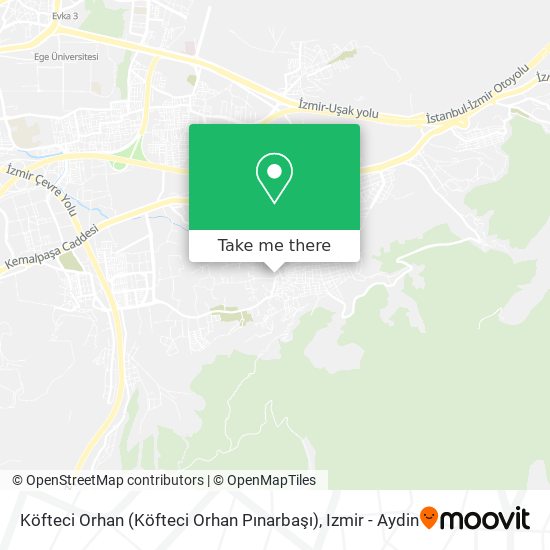 Köfteci Orhan (Köfteci Orhan Pınarbaşı) map