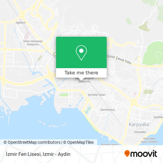 İzmir Fen Lisesi map