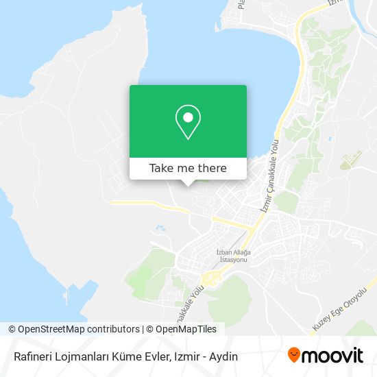 Rafineri Lojmanları Küme Evler map