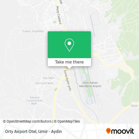 Orty Airport Otel map
