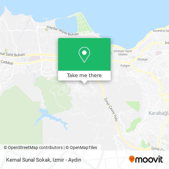 Kemal Sunal Sokak map