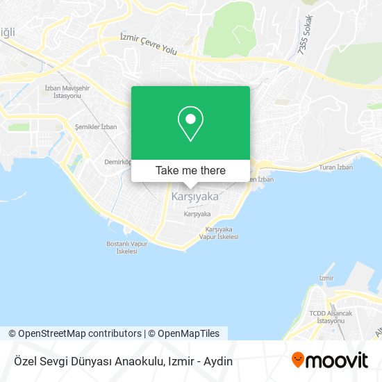 Özel Sevgi Dünyası Anaokulu map