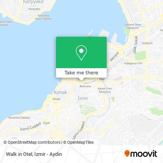 Walk in Otel map