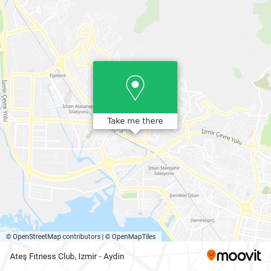 Ateş Fıtness Club map