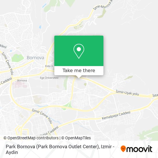 Park Bornova (Park Bornova Outlet Center) map