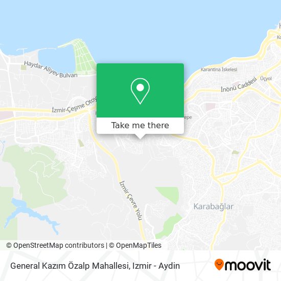 General Kazım Özalp Mahallesi map