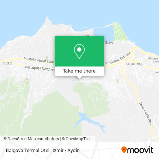 Balçova Termal Oteli map