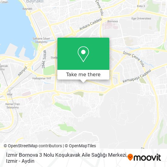 İzmir Bornova 3 Nolu Koşukavak Aile Sağlığı Merkezi map