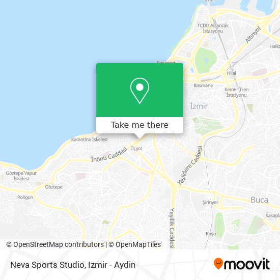 Neva Sports Studio map
