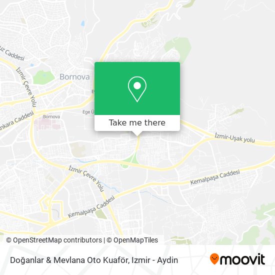 Doğanlar & Mevlana Oto Kuaför map