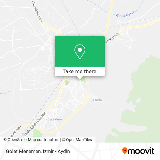 Gölet Menemen map