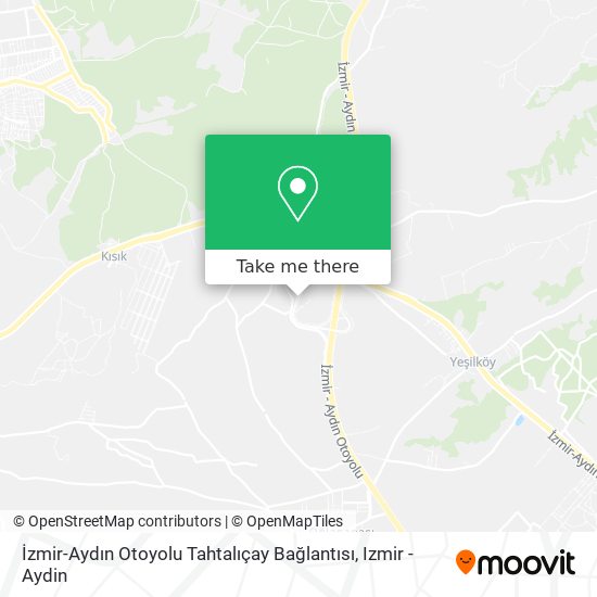 İzmir-Aydın Otoyolu Tahtalıçay Bağlantısı map