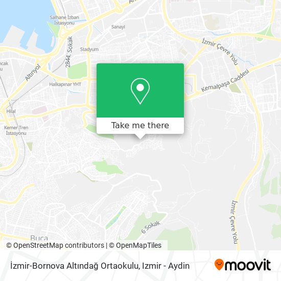 İzmir-Bornova Altındağ Ortaokulu map