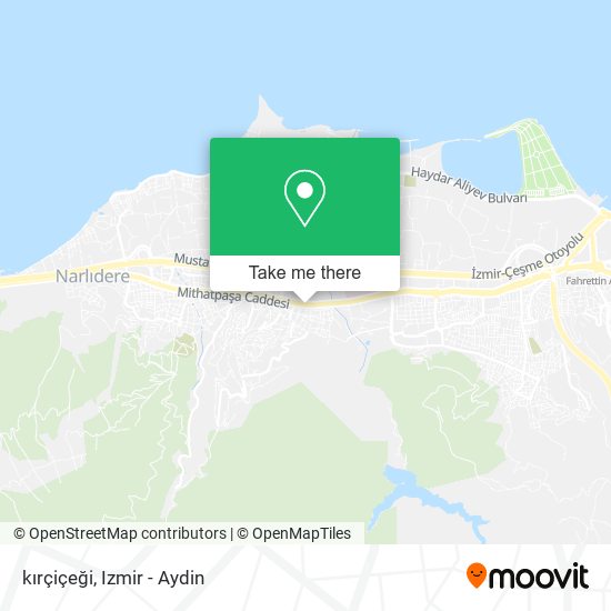 kırçiçeği map