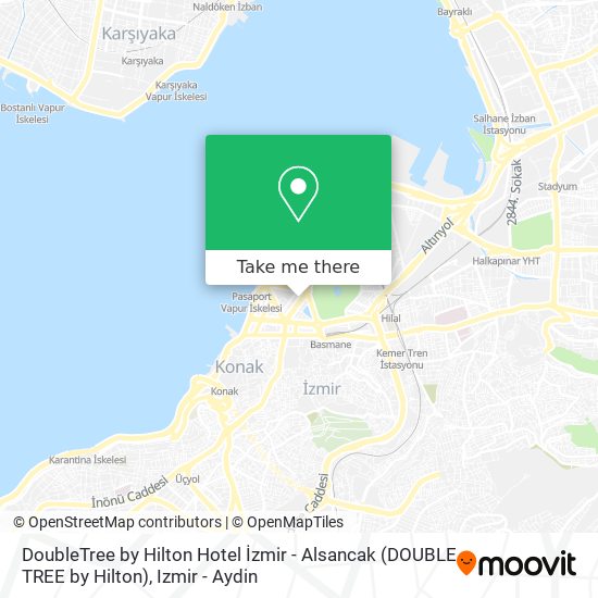 DoubleTree by Hilton Hotel İzmir - Alsancak (DOUBLE TREE by Hilton) map
