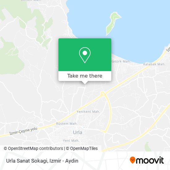 Urla Sanat Sokagi map