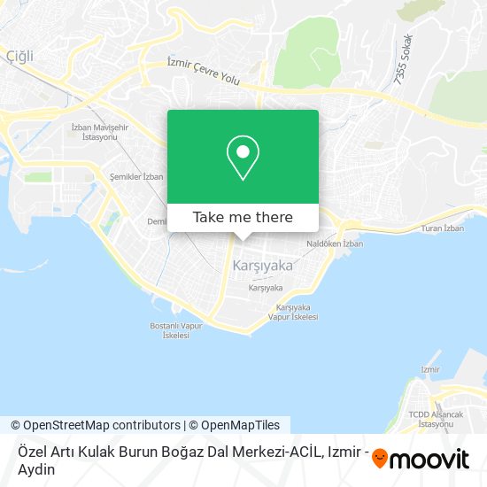 Özel Artı Kulak Burun Boğaz Dal Merkezi-ACİL map