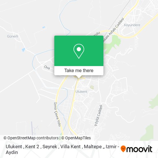 Ulukent , Kent 2 , Seyrek , Villa Kent , Maltepe , map