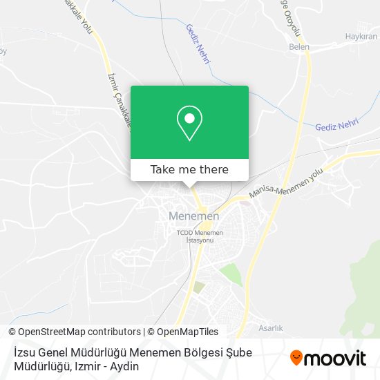 İzsu Genel Müdürlüğü Menemen Bölgesi Şube Müdürlüğü map