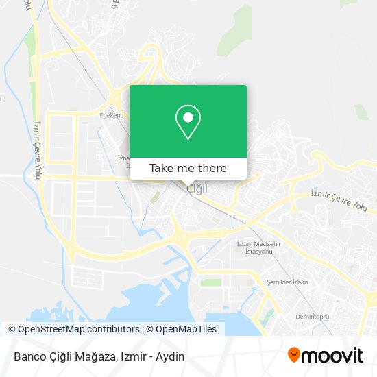 Banco Çiğli Mağaza map