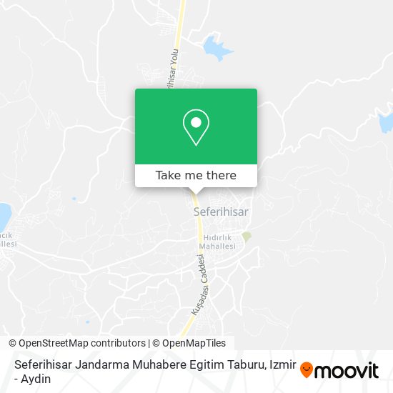 Seferihisar Jandarma Muhabere Egitim Taburu map