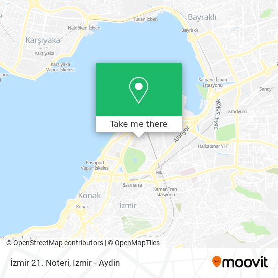 İzmir 21. Noteri map