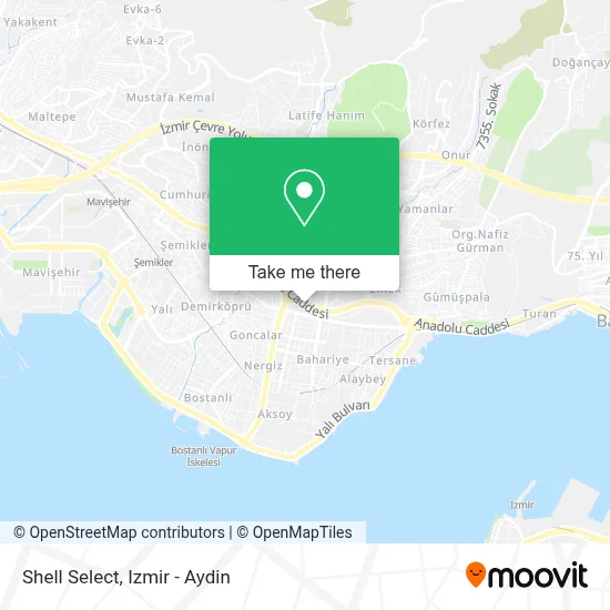 Shell Select map