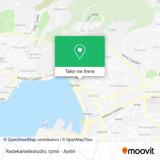 Radekanailsstudio map