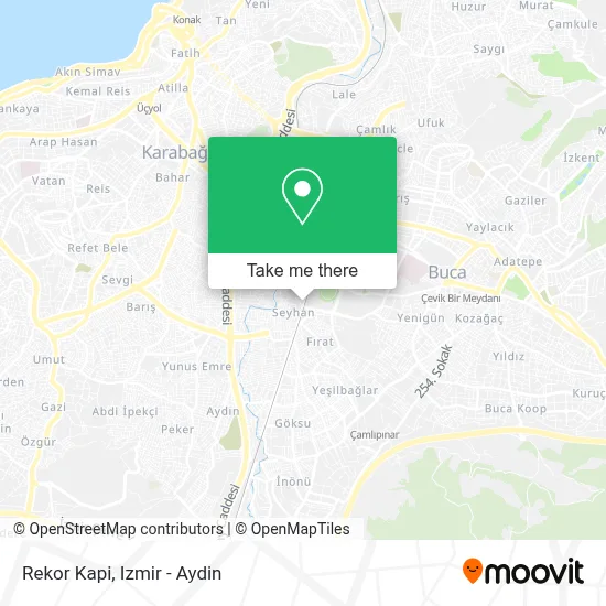 Rekor Kapi map