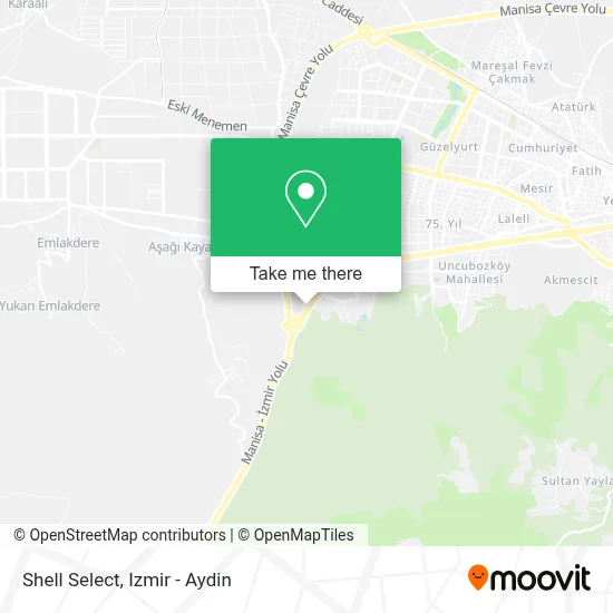 Shell Select map