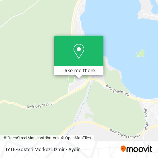 İYTE-Gösteri Merkezi map